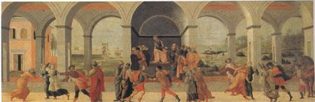 Filippino Lippi Thtee Scenes from the Story of Virginia (mk05) oil painting picture